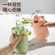 Fuguang Big Belly Insulated Cup 316L Stainless Steel Large Capacity Water Cup Women's Winter Straw Cup High-Looking Children's Cup