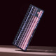 Belly Spirit MK870Pro Blackberry Side Gravur Mechanische Tastatur Bluetooth Wired Wireless Customized Computer Game Silent Office [Single Mode] Obsidian Pro + Blackberry Side Gravur Red Achse 87 Tasten