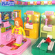 LEGO Building Compatible House 2025 Nuevo estilo ensamblado Villa Girl Princess Castle Castle Warm Regalo de juguete para niños Lindo Pet Cottage-Wangwang+Light [681 partículas]