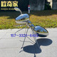 Stainless steel mirror ant sculpture modern creative metal outdoor garden landscape abstract simple decoration ornaments Type A Deposit