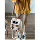 
Fujiu Rabbit Siamese Cat Little Beans Plush Backpack 2025 Autumn and Winter Qixi Large Capacity Versatile Small Backpack Commuter Shoulder Bag Beige [National 7 Warehouses/On the next day]