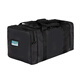 Bolsa frontal negra, bolsa izquierda atrás, bolsa izquierda atrás, bolso de lona impermeable a gran capacidad en espesor, bolsa negra - espesado