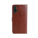 Mr.GJ Adecuado para Huawei Nova5Pro Case de teléfonos móviles Flip Cuero Case de billetera Case de billetera SEA-AL10 Pack Full-Fall Soft Sharl Inner Hebilla magnética Caja protectora de protección Nova5Pro Brown