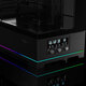 AOC Aidong ACG880B Black Eatx Gaming Computer Desktop Host Case 270 SEA View Room Schnellentfernung/9 Slot Dual Graphics Card/Support 480 Wasserkühlung/digitale Funktionsbildschirm Display