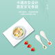 Wuhe Little Dinosaur Children's Bowl Spoon Baby Tableware Divided Tableware Dividing Plate Supplementary Food Bowl Eating Milk Cup Food Grade Melamine Material