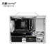 
Qiaomei Gaumey Qiaomei matx chassis small host portable and portable DIY case office gaming chassis desktop USB3.0sfx/atx power supply full-height graphics card white M3 M3 metal side panel black + Limin Color Light 121225 fan *2