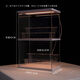 Desktop-Bubble-Mart-Display-Box, lichtemittierende Display-Box, Vitrine, transparente Acryl-Display-Box, mittleres Oberlicht mit Leiter, zwei Schichten, jy6623dt