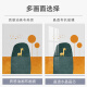 美优淳2025新年蜡笔小新玄关挂画阖家欢乐客厅装饰画寓意好餐厅桌面摆画 JD10971(单幅) 30*30cm水晶画面ps黑框