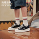 Mark Huafei Herrenschuhe Herren 2025 Neue Herren -Board -Schuhe Sommer Atmungsaktives Sport vielseitige Leinwandschuhe Schwarz 40