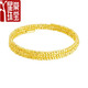 Xingtang Decoration Tao 18k Bungee Beads Bracelet Three Circles Memory Elastic Explosion Flash Women's Broken Gold Bracelet Bracelet for Women during the Holidays
