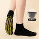 Xin Nurse Amusement Park Anti-slip Socks Floor Socks Adult Pilates Home Children's Socks Cover Parent-Child Early Education Yoga Fitness Trampoline Black XL Size 41-46 Wear