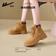 
Huili Martin boots for women 2025 new spring and autumn British style versatile women's shoes thick sole hiking short boots work yellow boots yellow brown - wear-resistant and kick-free 38