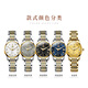 OLEVS Swiss certified brand watch women's luminous waterproof fully automatic mechanical watch simple temperament light luxury women's watch OLEVS-6630 women-steel belt blue