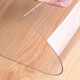 Feather Pocket Transparent PVC Tablecloth Soft Glass Waterproof, Oilproof and Anti-scalding Table Mat Rectangular Coffee Table Dining Table Mat Crystal Plate Tablecloth Upgraded Environmentally Friendly Pure Ultra-High Transparent 1.5 Style Width 80cm*150cm