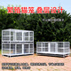 HKML factory direct sales three-layer breeding cage cat cage dog cage pet cage breeding cage pigeon cage rabbit cage 214*70*195 three-layer square tube door with partition tray Hainan Qinghai Tibet Xinjiang