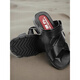 Huili Shanghai summer sandals men's simple casual non-slip wear-resistant daily work two-wear large-size beach sandals Huili 3888 (new model)/black 44 standard code