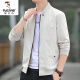 
Woodpecker Baseball Collar Jacket Men's 2025 Spring and Autumn Jacket Men's Trendy Thin Casual Trench Coat Short Style Stylish Outdoor Wearing Handsome 686 Jacket [Green] M [Suggested 80-95 Jin [Jin equals about 0.5 kg]]