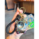 Si Jie keychain female exquisite girls exquisite bag ornaments fashionable personalized male car keychain pendant couple dream starry sky bear - black