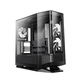 Gujia Starship FV270 Black Gaming Computer Desktop Host Case Supports 360 Water Cooling Rotating Table/ATX Motherboard/Quick Release on Four Sides/270 Ocean View Room