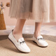 
Kanglibi genuine leather soft sole mother shoes single shoes middle-aged and old comfortable and not tired leather shoes middle-aged and old young and non-slip women's shoes spring and autumn style 672 single shoes off white purchase order early delivery 39