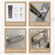 Ermo Gun Grey Towel Rack No Punching Toilet Rack Rack Bathroom Toilet Toilet Rack 57cm
