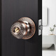 
Flying ball stainless steel ball door lock universal wooden door old-fashioned toilet bedroom indoor keyless ball head mechanical lock stainless steel center distance 60/70mm 9214AC