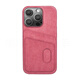 Aplicable a iPhone14Promax Mobile Tele Case Tarn-In Package Dual Card Package Apple 15Pro Anti-Fall Mobile Telephone Case de protección Brown iPhone 15 Pro Max