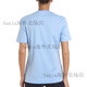 范思哲（VERSACE）Logo刺绣时尚短袖常规T恤女款蓝色 M