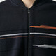 K-Boxing men's cardigan jacket knitted woven moody men VYXG3726 Shenlan 180/XL