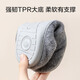 Made in Tokyo, wool slippers, removable double-sided cotton slippers, autumn and winter slippers, men's winter cotton slippers, elephant gray 42-43
