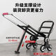 Seaside Stair Climbing Trolley Cart, Hand-pulled Luggage Up and Down Stairs, Portable Foldable Home Stair Climbing Artifact Small Trolley Medium Crystal Stair Climbing Wheel - Pipe Diameter 25-150 Jin Jin is equal to 0.5 kg