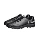 Athleta Asilita Football Shoes Grundschule Kinder gebrochene Nägel TF Training Turnschuhe Künstliche Gras 12013J BLK [Schwarz] 38,5 (230 mm) Geeignet für normale Fußgrößen 35 Größen