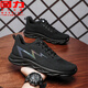 Huili Herrenschuhe lässige Sportschuhe weiche Sohle Nicht-Schlupf-Arbeitsschuhe atmungsaktives Mesh Running Shoes Trendy Schuhe Vielseitige Brettschuhe Männer schwarz 6175 Hollow Summer Style Standard Lederschuh Größe 39