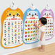 Shuoba Mi Nong Baby Audio Frühschulplakatkinder und kognitiv sprechende Sprachspielzeug Lesen Punkte Lesepunkte Lesen Wandaufkleber klar und keine zweisprachige voken-vosis