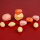 Wood Xiansen Empilement en bois massif Stone Game Oeil Oeil Coordination Exercice Artefact Personnes âgées Toys Casual Interactive Puzzles 10 Stone Stacking Stone Color Boîte à trois couleurs