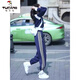 Woodpecker sports suit for women Spring and Autumn 2025 new style street-fried leisure sports two-piece set fashionable and fashionable, age-reducing Tibetan blue regular style [723] L [recommended 110-120Jin [Jin equals 0.5 kg]]