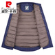 Pierre Cardin Invierno engrosado engrosable Inner Liner Calent Warming Chaqueta para hombres Camisa de papá de mediana edad 9926 Gray 180/2xl/42145-165jin [Jin iguala 0.5 kg]