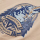 SEPTSWOLVES T-shirt à manches courtes LETTRES DE COUCHE ROUNDE MENS MENS LOGO BASE EN BASE BASE MOLITE MENS MENS CASSOCH