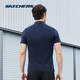 Skechers polo shirt men's summer breathable ice muscle quick-drying short-sleeved cool commuting sports T-shirt for dad P223M052