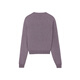Loro Piana/Nuoyou Pianya LP Damenpullover Strickjacke Cashmere Stricker runder Hals Langarmjacke 2025 neuer Stil Purple 48