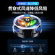 Mengyin mobile phone radiator magnetic suction semiconductor cooling back clip live flat panel cooling artifact wireless charging built-in battery air-cooling patch is suitable for Apple iPad OnePlus iqoo [three-in-one upgraded model 丨back clip magnetic suction model] with wireless charging丨re real-time temperature display