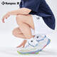Xunfeng (Kumpoo) Badminton-Schuhe für Männer und Frauen professionelle Sportschuhe Xunfeng Houyi atmungsaktiven schockabsorbierenden und Anti-Schlupf-Verschleiß-resistenten KH-G826 Houyi KH-G826-White/Grey Blue/Green 42 (270 mm)