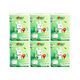 Heart-to-heart handkerchief paper tea classic scented paper towel small pack facial tissue napkin toilet paper 4 layers 6 pack