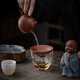 Yuxuan Creative Walker Little Monk Zisha Tea Pet Tea Leak Tea Filter Tea Set Creative All-Porcelain Filter Ornament XWH-Walker Little Monk Lanyi