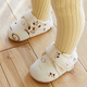Chaussures bébé Xiderui Xiderui, chaussettes, chaussures de coton de printemps et d'automne, chaussures pour les tout-petits de la semelle souple de l'enfant, chaussures de plancher intérieur pour bébé d'hiver, petits animaux 1 paire [velcro], longueur intérieure 13 cm, recommandée 12-18 mois