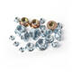 Kezhitu GB6187 Écrou de verrouillage de bride métalle hexagonal, tous écrous de surface de bride hexagonale en métal, bride M5 * 6 * 8 * 11,3 * 0,8