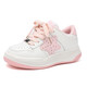 Mädchenbrettschuhe Star Soft Sohle Sneakers 2025 Frühling neuer Kinder vielseitiger, atmungsaktive weiße Schuhe XHXL-S905 Pink / Innere Länge ca. 19,0 cm 31