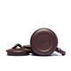 Centenary Liyong Yixing purple sand cover cup pure handmade original mineral purple mud bamboo fun cup Kung Fu tea set office household tea cup