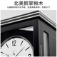 Horaire de mouvement de mouvement Horloge importée allemande Corloge en bois massif Villa Corloge debout Hg6621 North American Tulip + allemand HEMLER HUIT-TONE