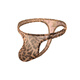 Männer mit niedrigem Taille -Netz transparenter Leopardenmuster, Perspektive bequeme atmungsaktive Unterwäsche, Schwule Basishöfen, Nischenhobby [Vertraulicher Versand] Leopardendruck l